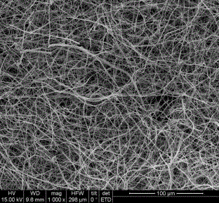 Synthesis method and application of nanometer silver/silicon dioxide Raman surface enhanced thin film