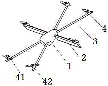 Multi-rotor drone control system and method with tiltable wings and rotors