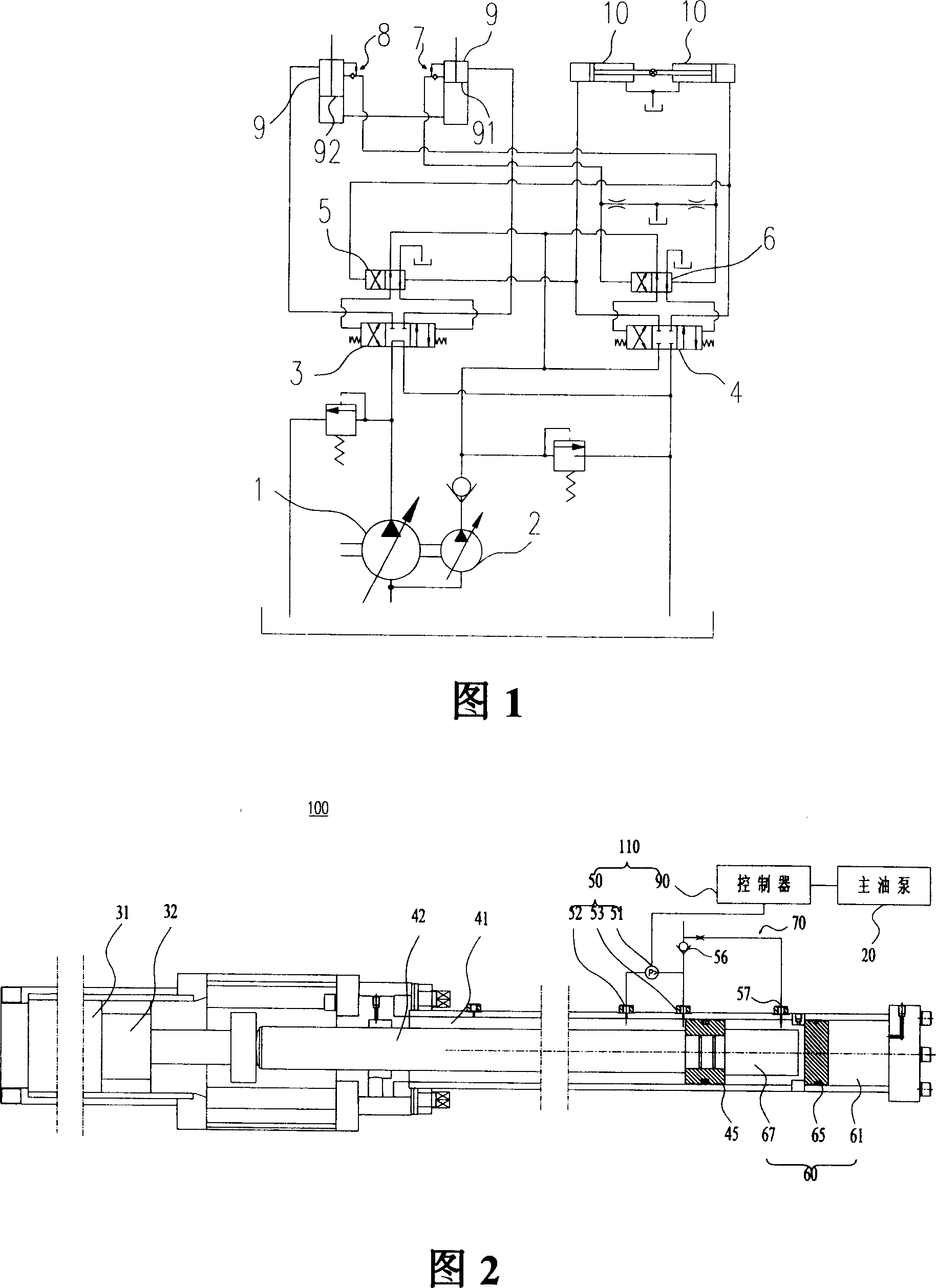 Liquid controlled reversing buffering mechanism and method