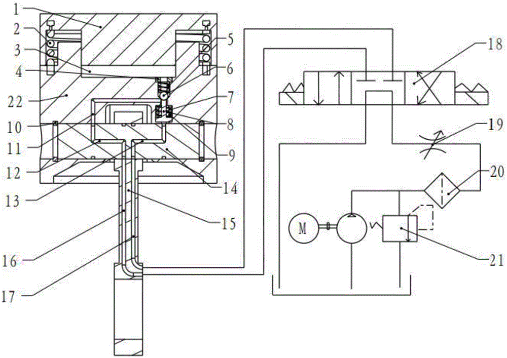 Hydraulic-drive type variable-compression-ratio piston connection rod assembly