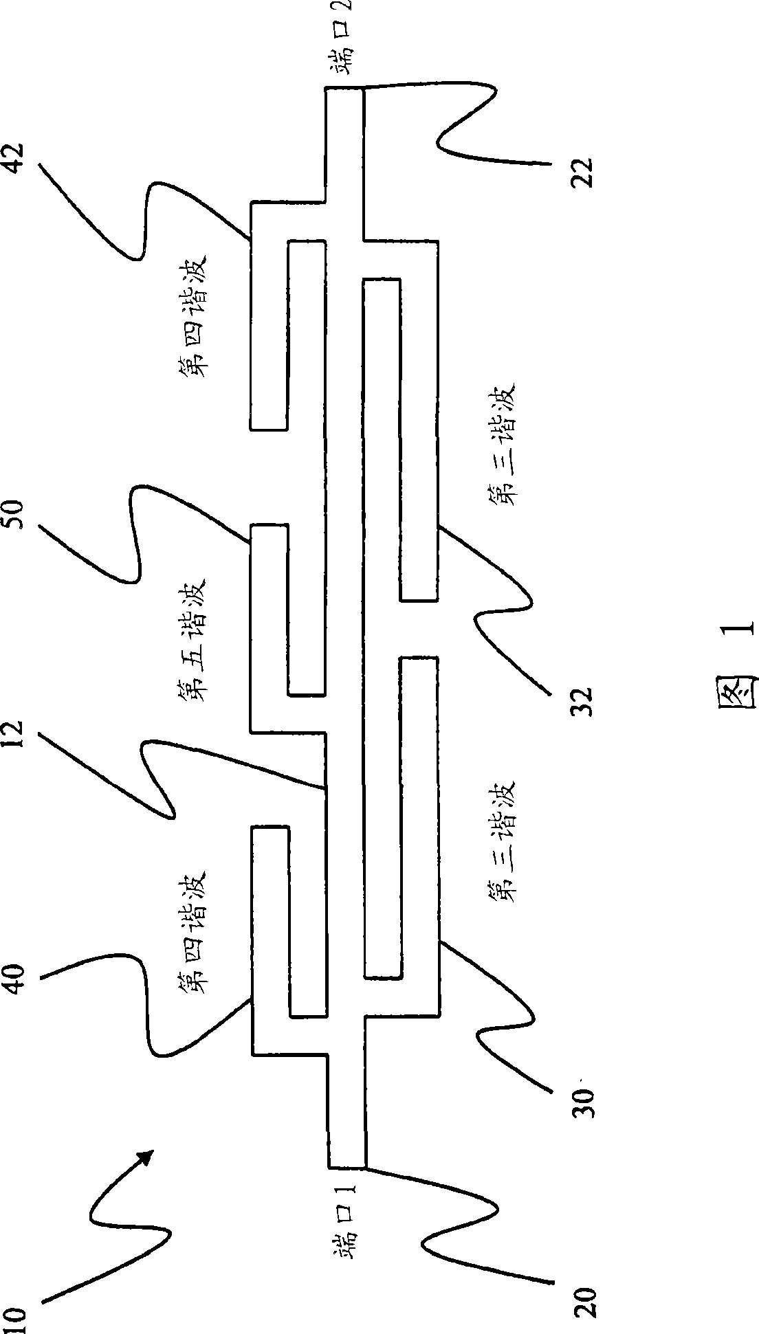 Embedded antenna and filter apparatus and methodology