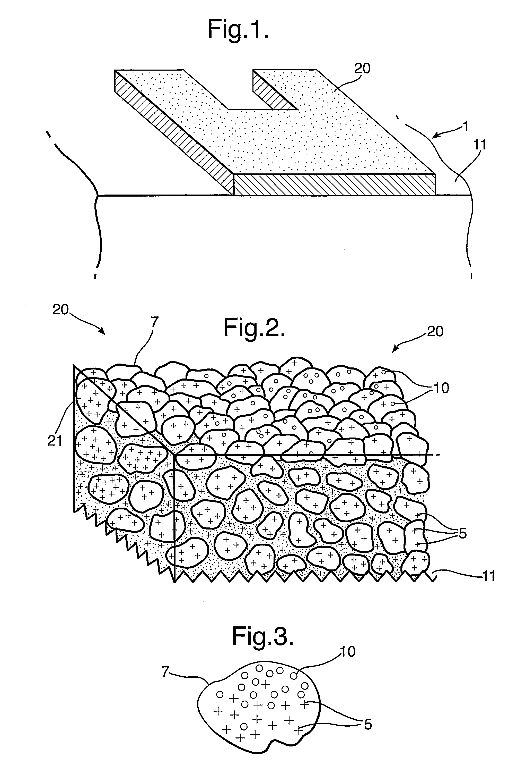 Active Filler particles in Inks