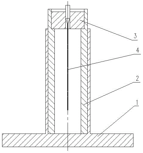 Quick preparation method for synchrotron radiation X-ray diffraction test sample of hydrogen storage material