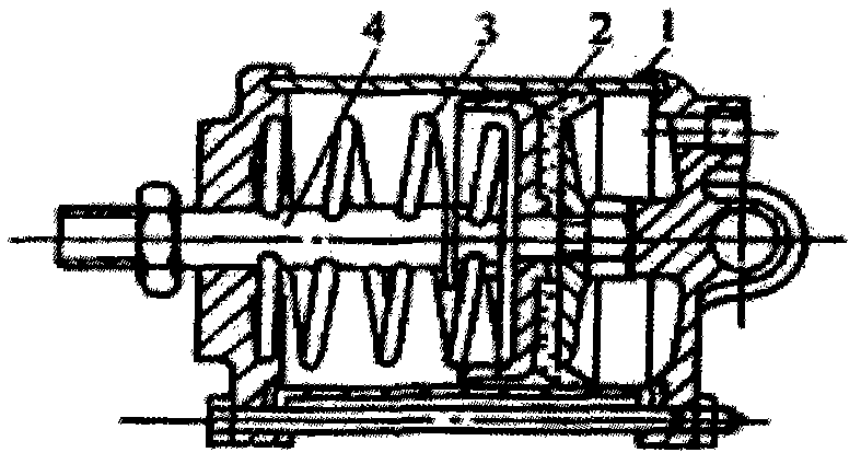 Design of host machine part of hot-pressing sintering machine in geological exploration