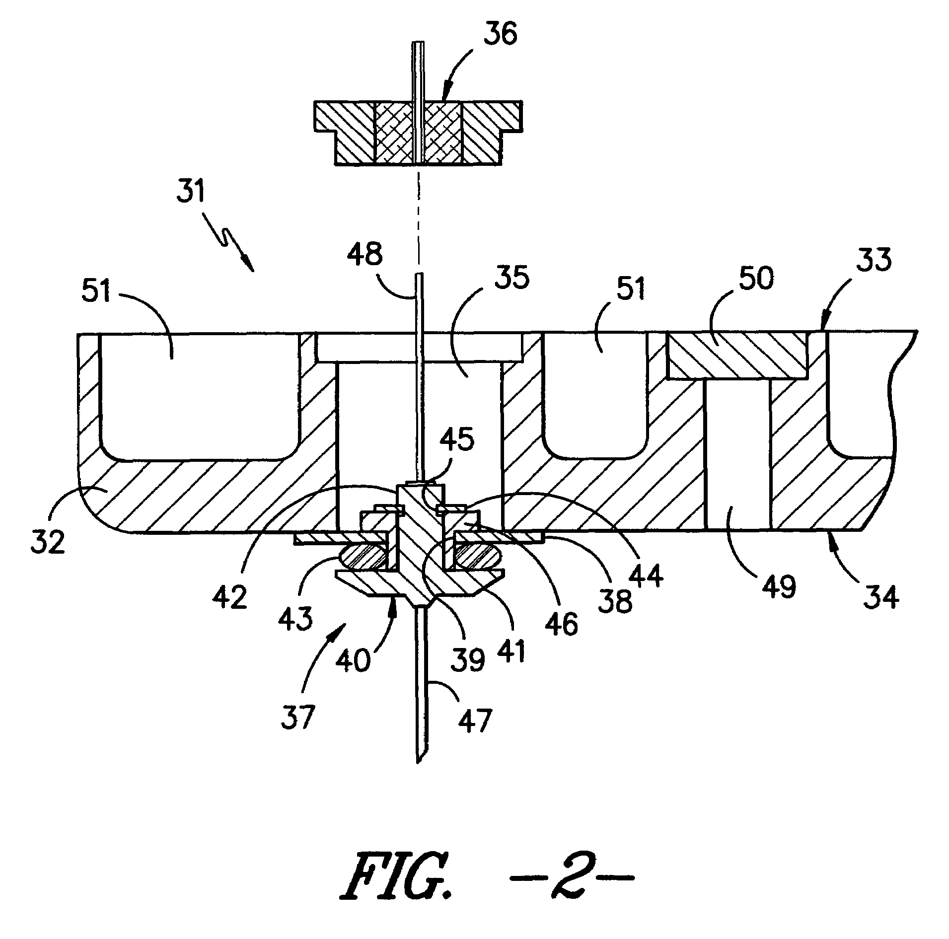 Hermetically sealed electrolytic capacitor