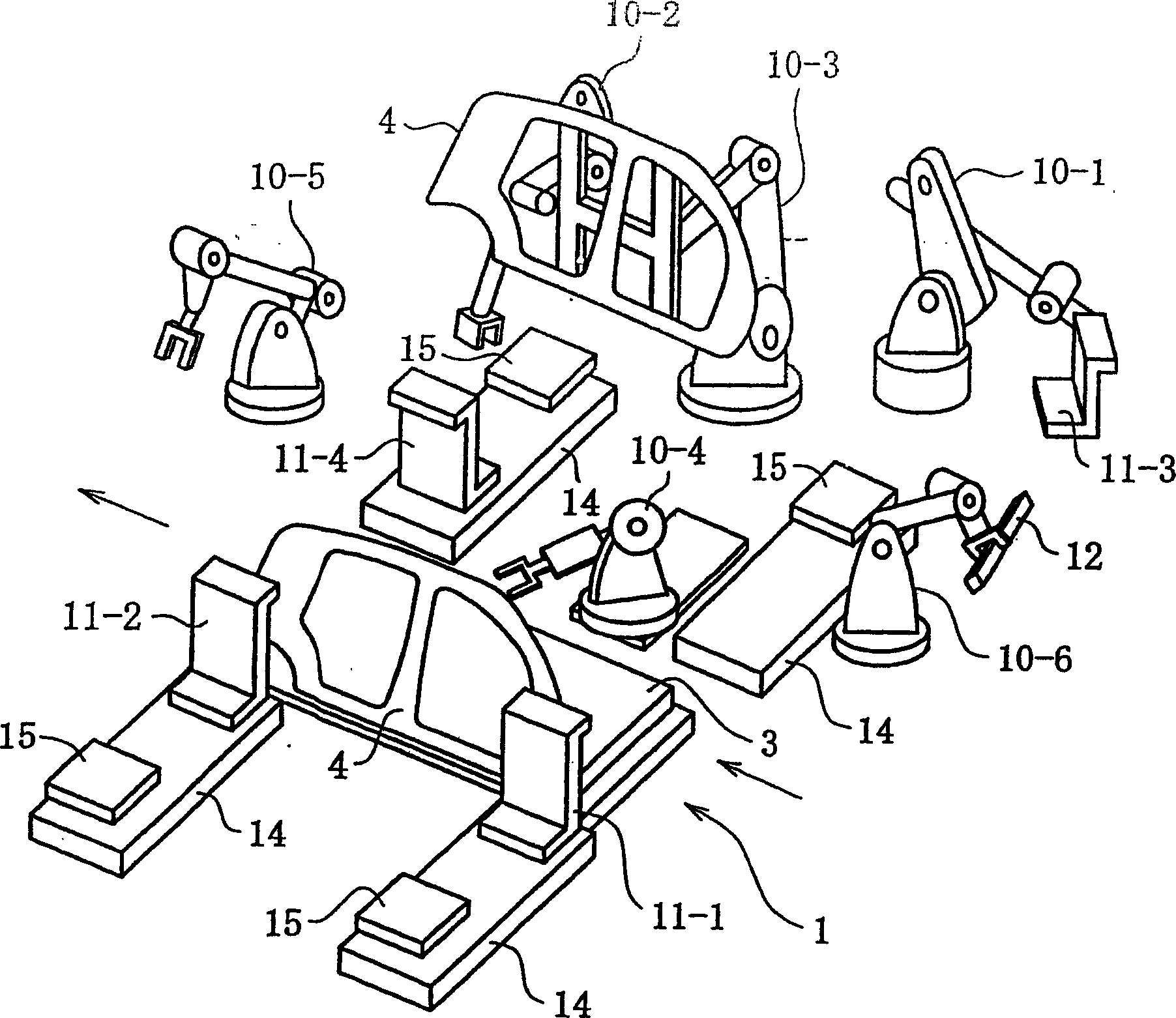 Vehicle body assembling method