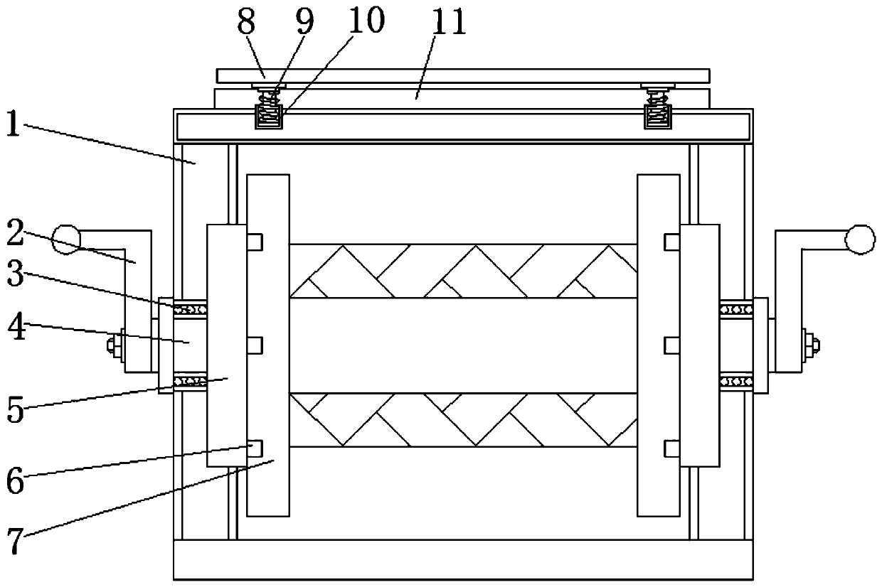 Winding device provided with cutting structure and applied to chemical fiber braid