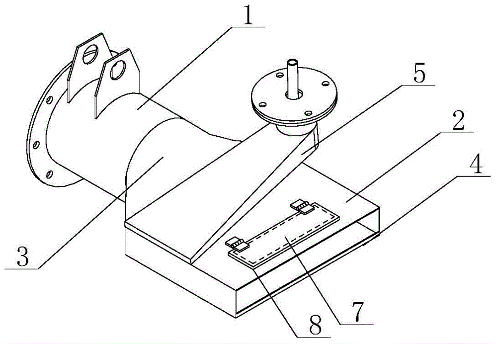 A suction port structure of a flue gas wet treatment device