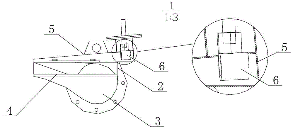 A suction port structure of a flue gas wet treatment device