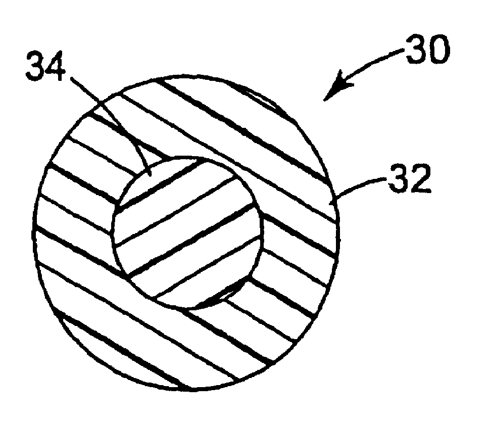 Bicomponent microfibers