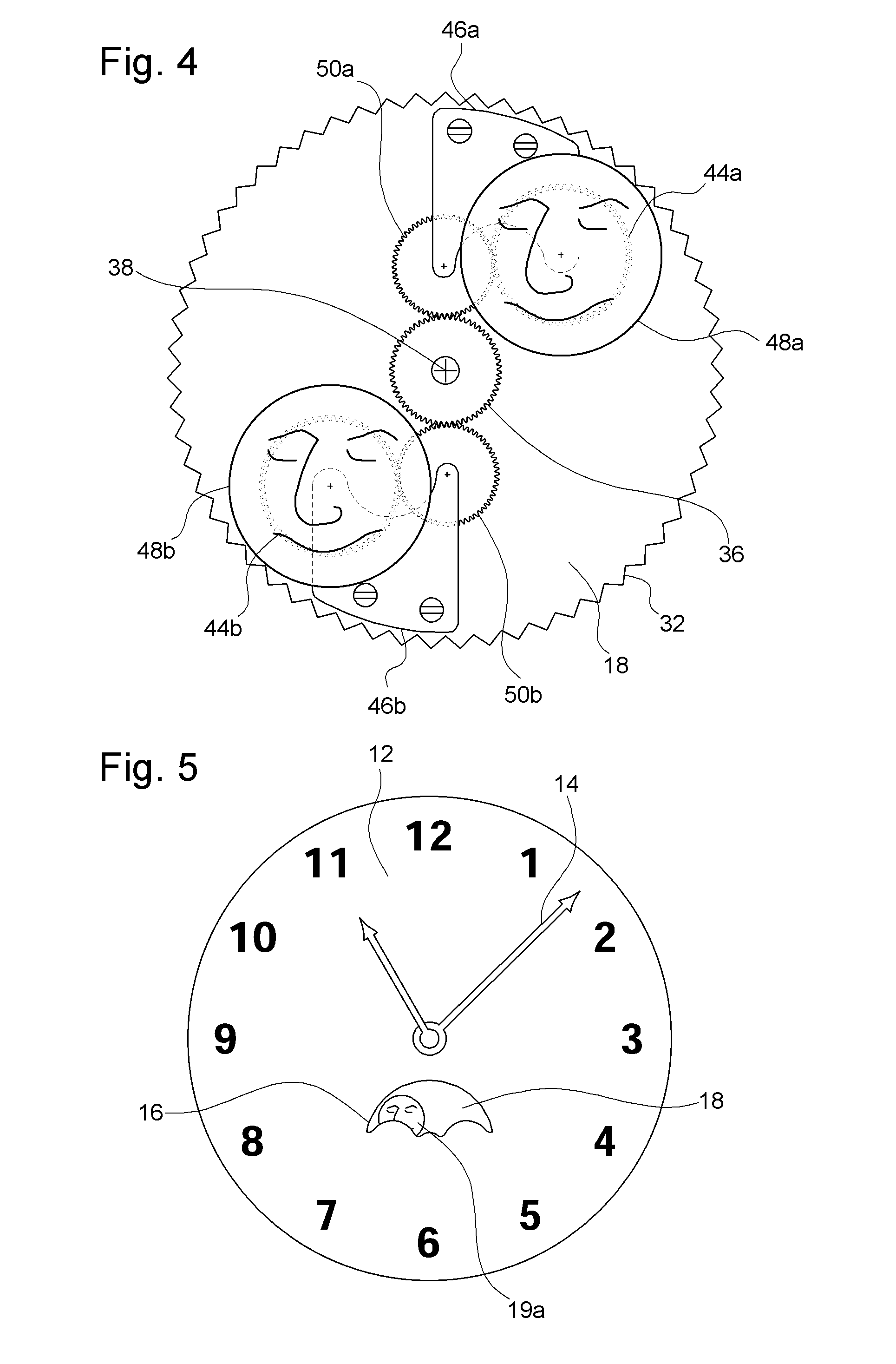 Timepiece with moon phase indicator