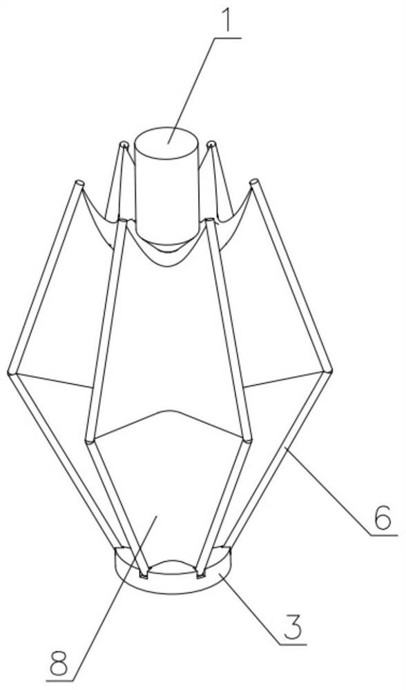 A foldable floating marine fishery farming platform