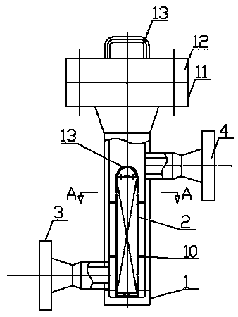 Controlled-release dosing device and oil field water injection well opening tail end unpowered controlled-release sterilizing method