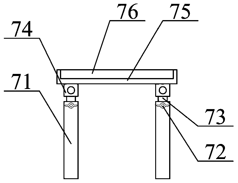 Multifunctional ground early warning device for high-speed train