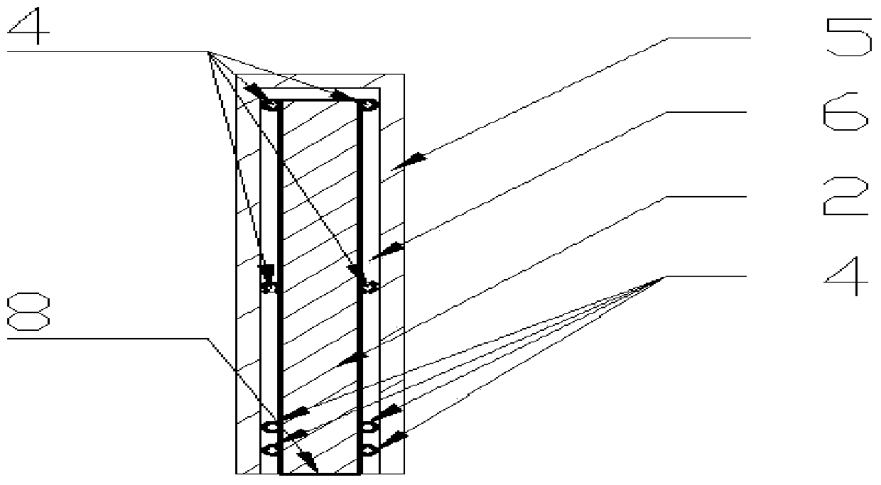 In-situ monitoring method for rusting and stress state of reinforcing steel bar in concrete