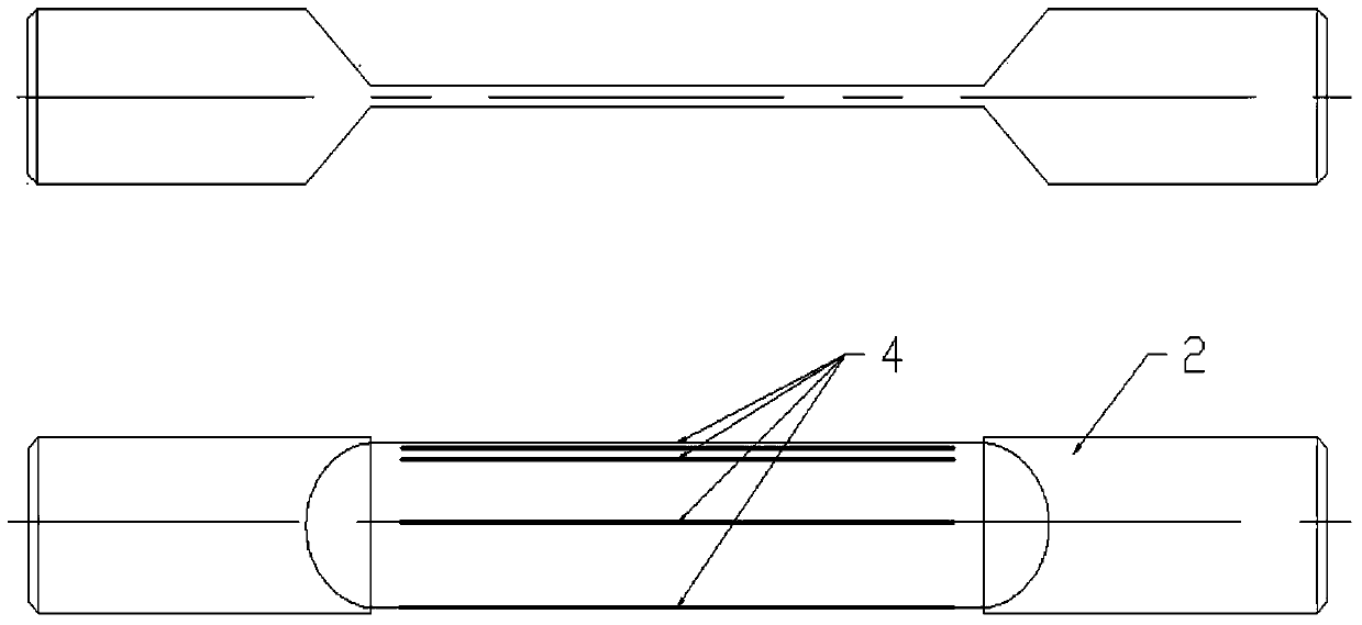 In-situ monitoring method for rusting and stress state of reinforcing steel bar in concrete