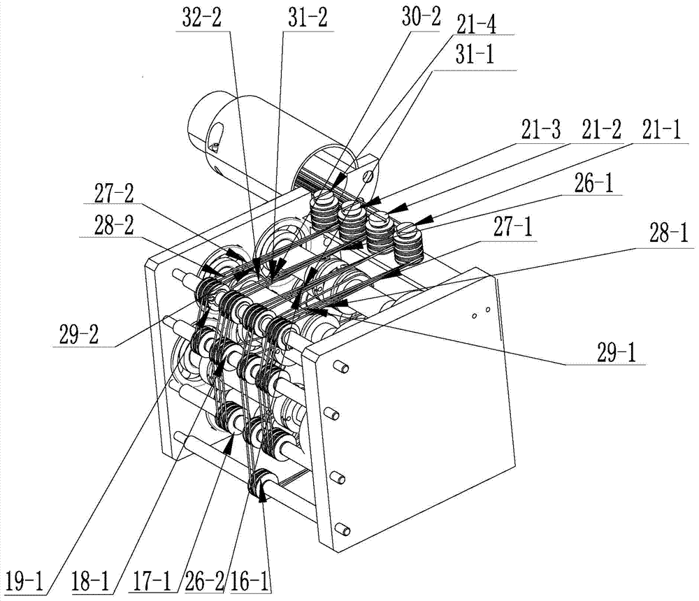 Multi-degree-of-freedom flexible robot used for single-port celiac minimally invasive surgery