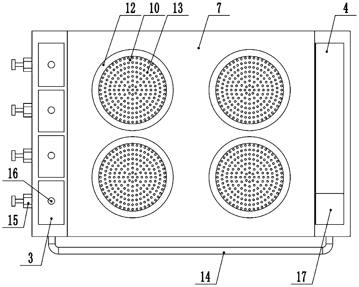 Agricultural seed soaking device