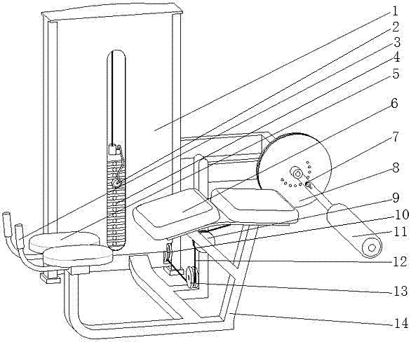 Prostration and leg-bending bodybuilding device