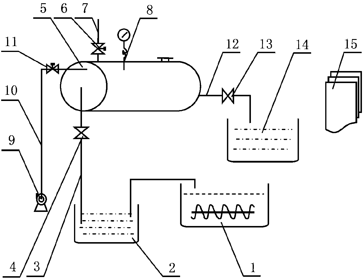 Device for removing air bubbles of vermicelli