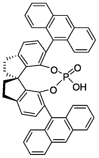 Method for synthesizing optically-active 2,3-dihydro quinazolinone derivative by using chiral spiro phosphoric acid as catalyst