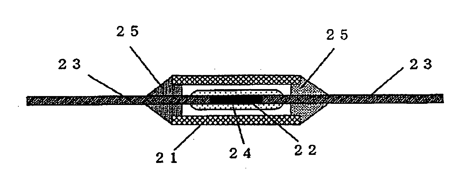 Temperature fuse and battery using the same