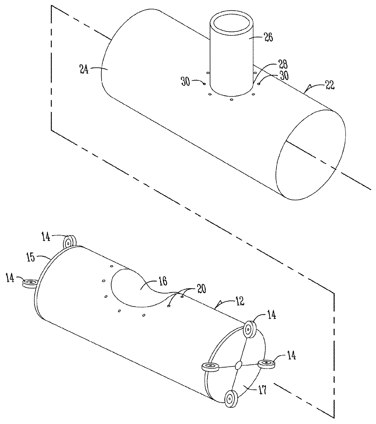 Means and method for lining a pipe