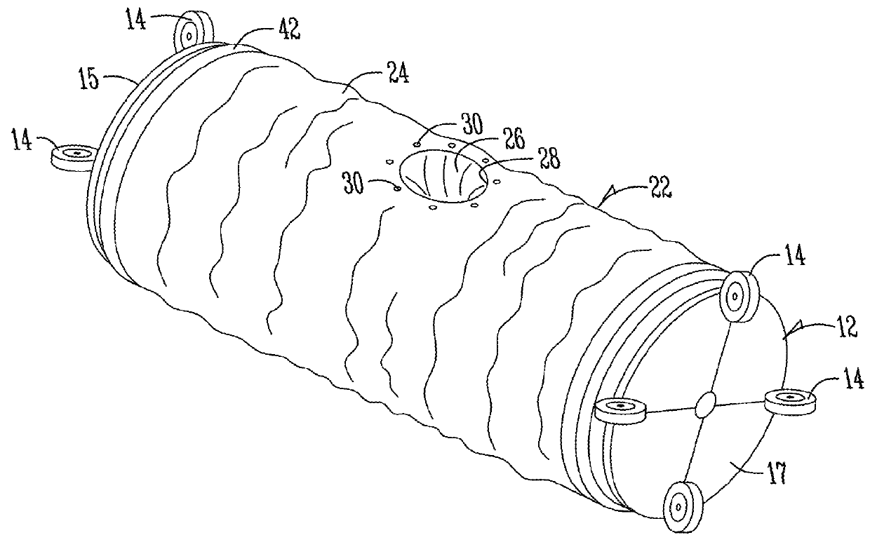 Means and method for lining a pipe