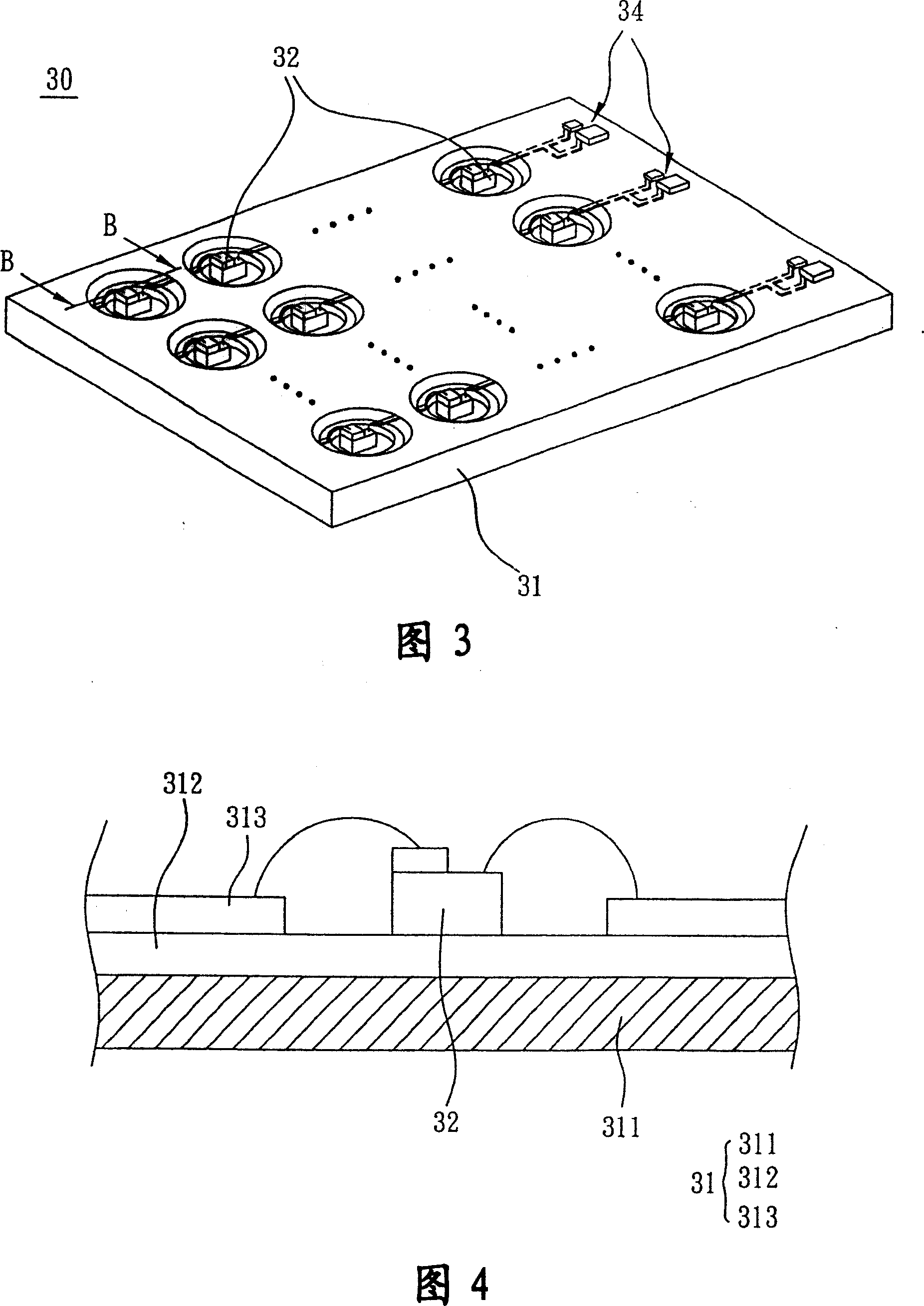 Light emitting diode module group