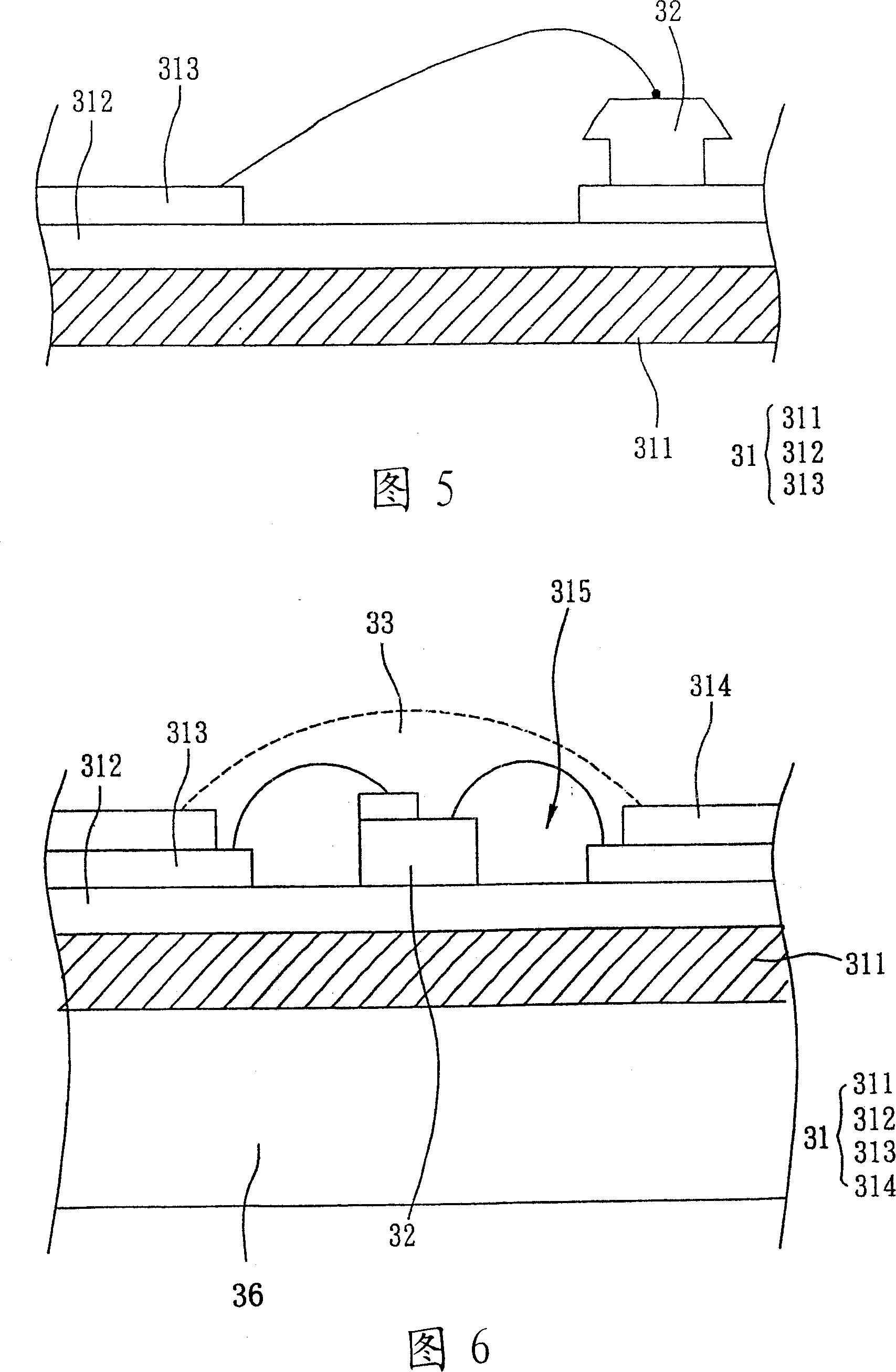 Light emitting diode module group