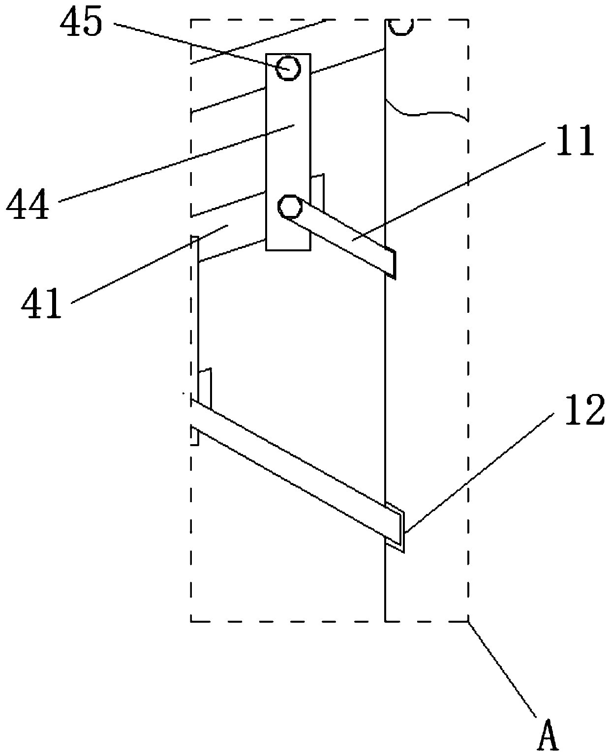 Oil refining production device capable of conveniently removing impurities