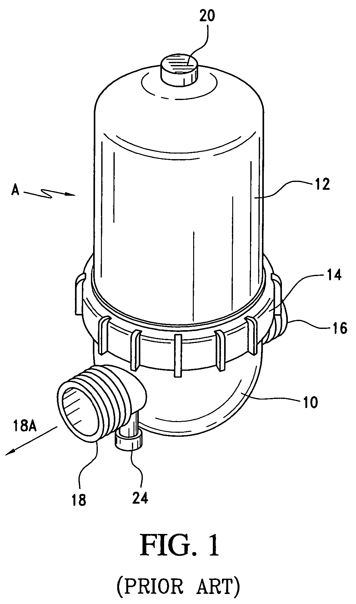 Self-cleaning filter apparatus