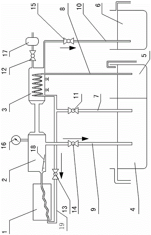 Pulsating flash natural circulation solar seawater desalination device