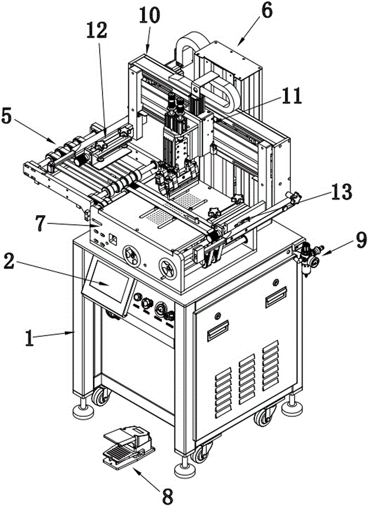 Silkscreen machine with automatic positioning function