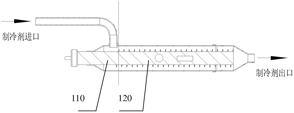 Refrigerant heating devices and air conditioners