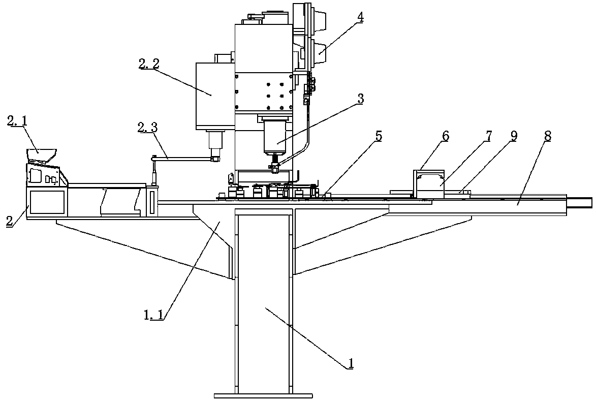 Programmed type shift riveting machine