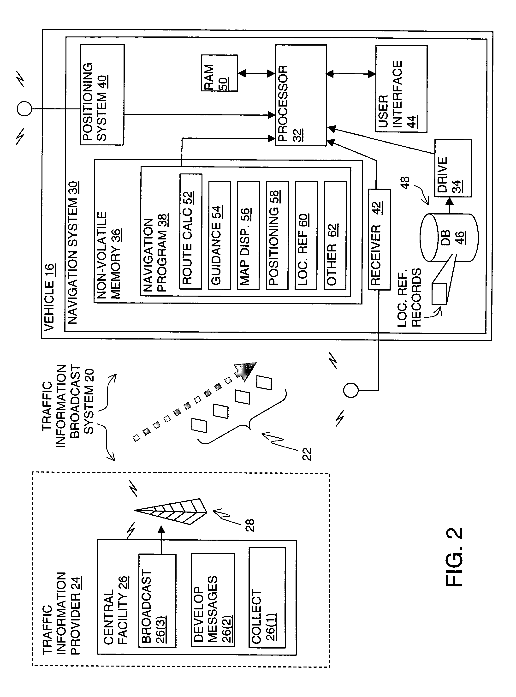 Method and system for developing traffic messages