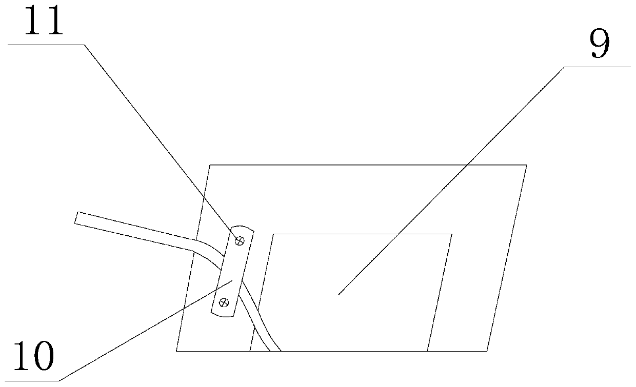 A sensor installation mechanism in a bridge health monitoring system