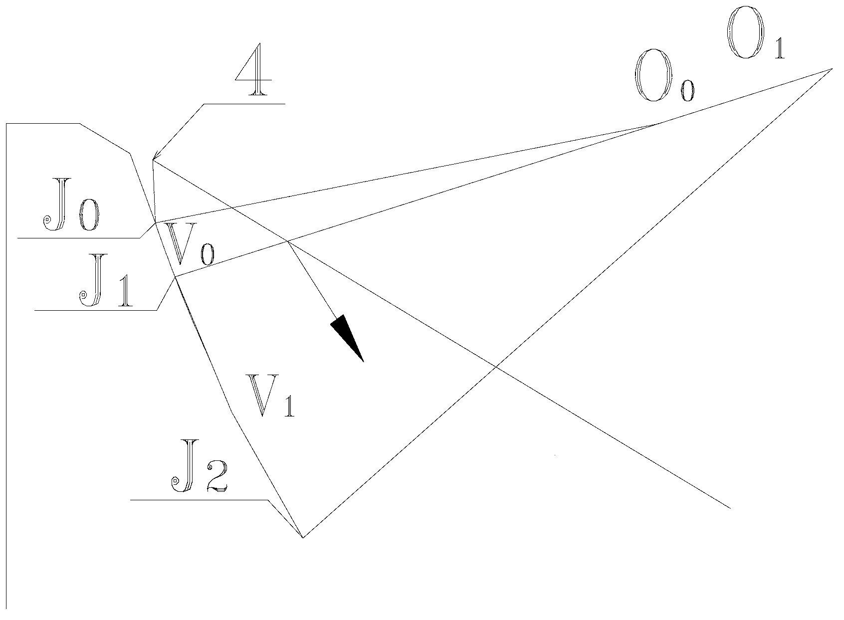 Method for determining benching non-circular slip surfaces by displacement monitoring