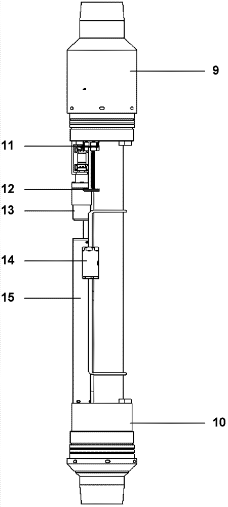 Digital underground layering water injection testing and adjusting process pipe column and operation method thereof