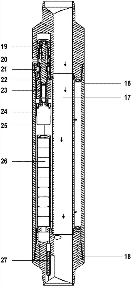 Digital underground layering water injection testing and adjusting process pipe column and operation method thereof