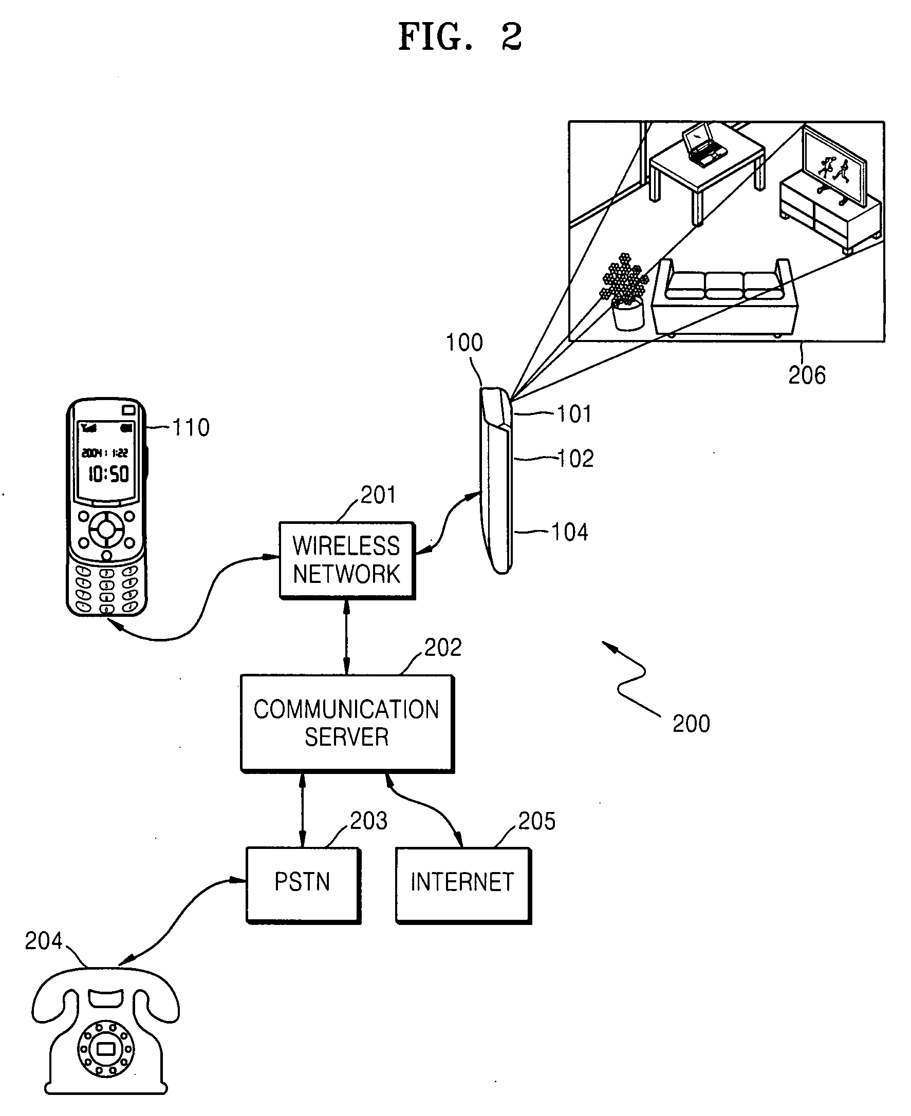 Portable terminal having video surveillance apparatus, video surveillance method using the portable terminal, and video surveillance system