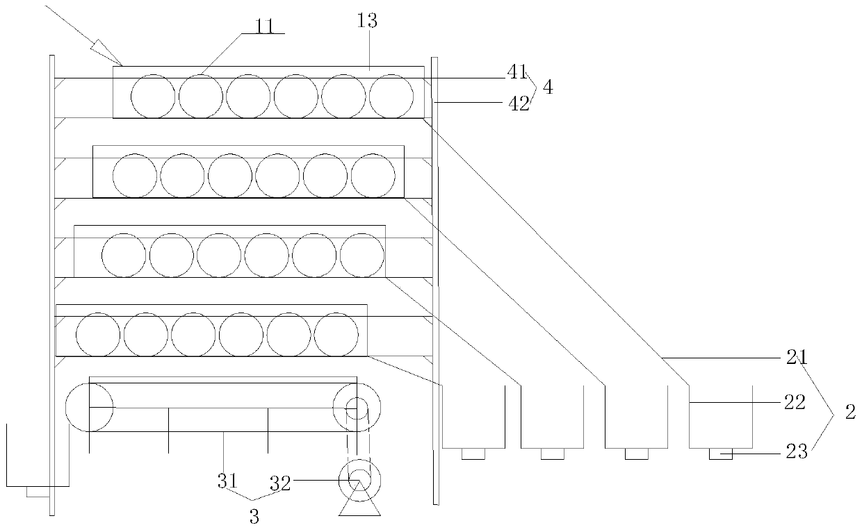 Mineral particle size screening mechanism