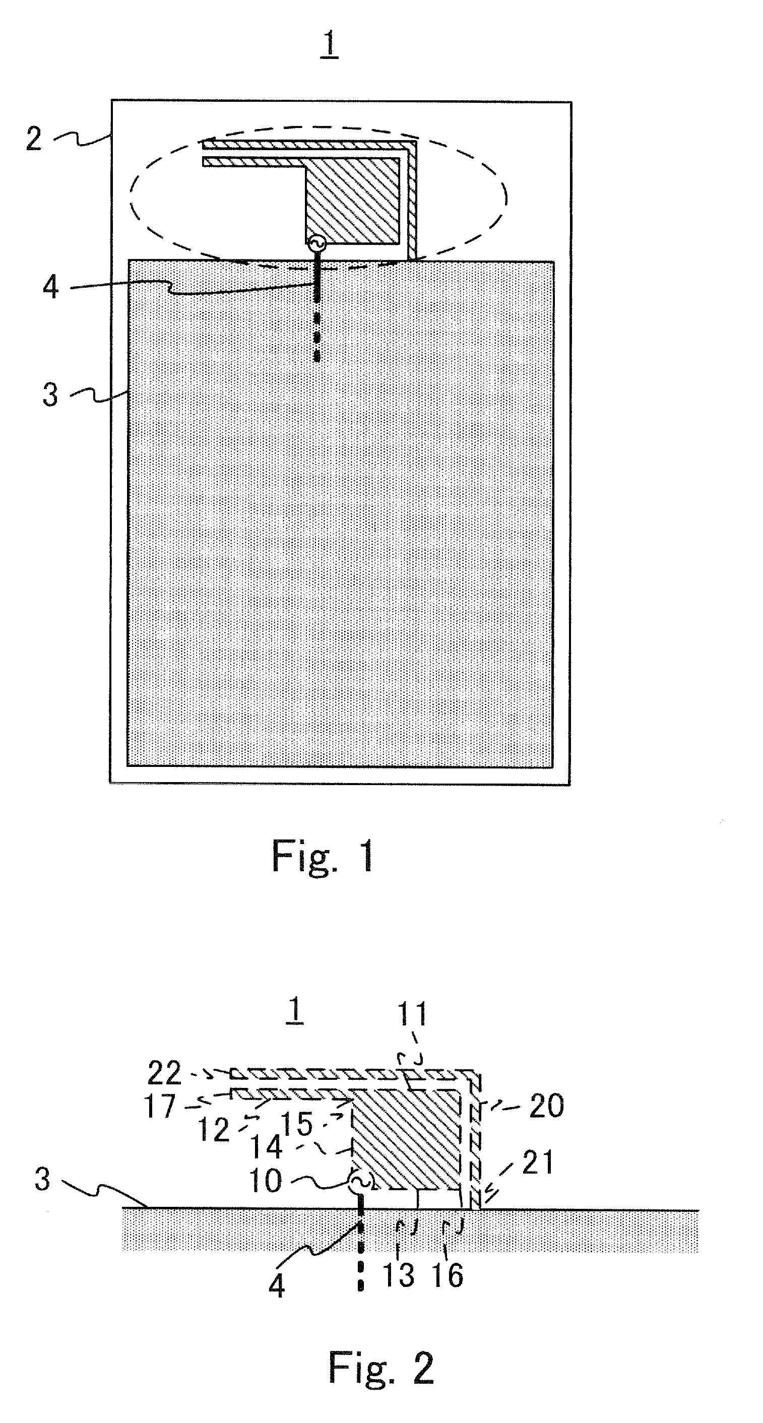 Antenna device and radio apparatus operable in multiple frequency bands