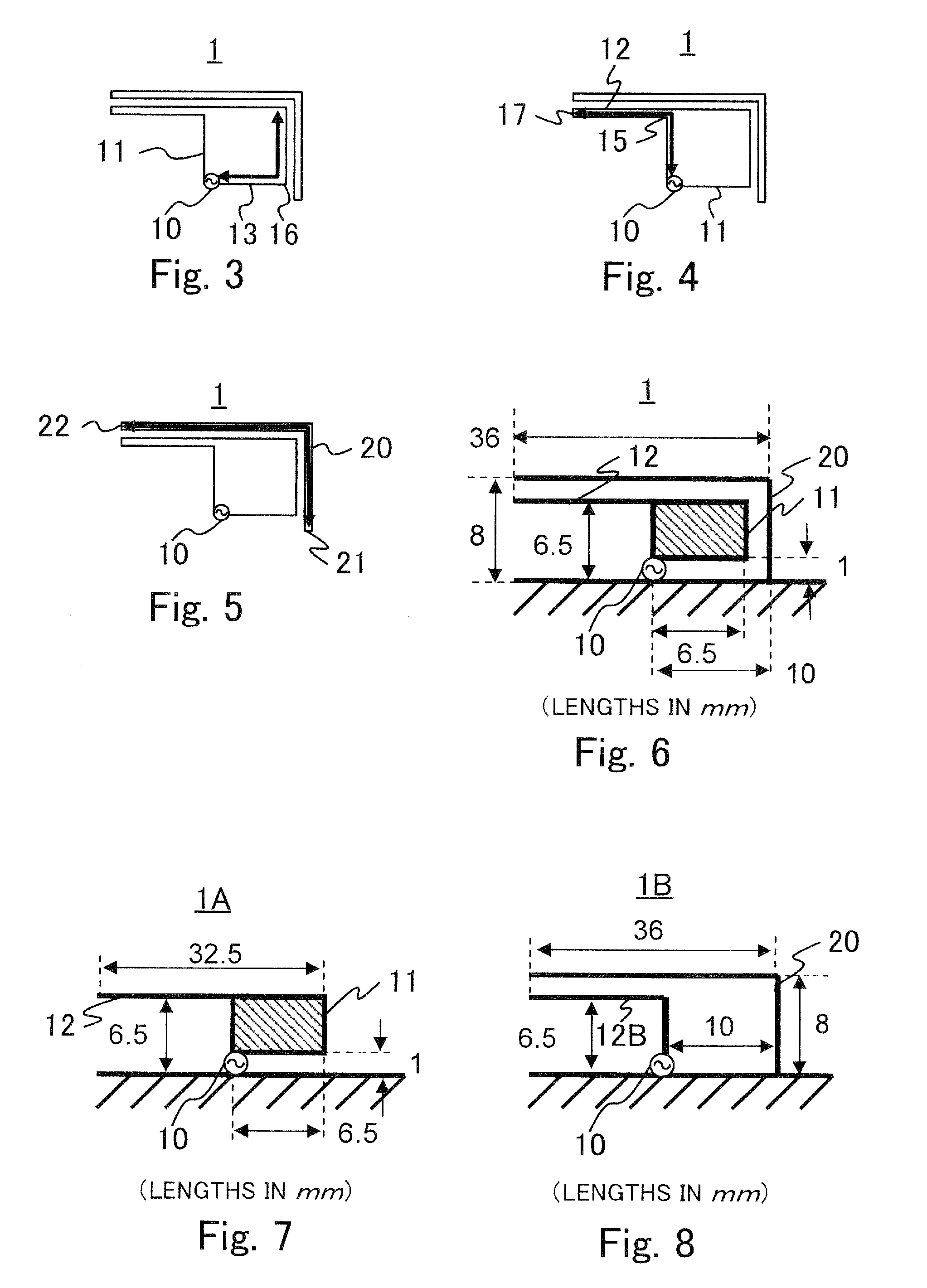 Antenna device and radio apparatus operable in multiple frequency bands