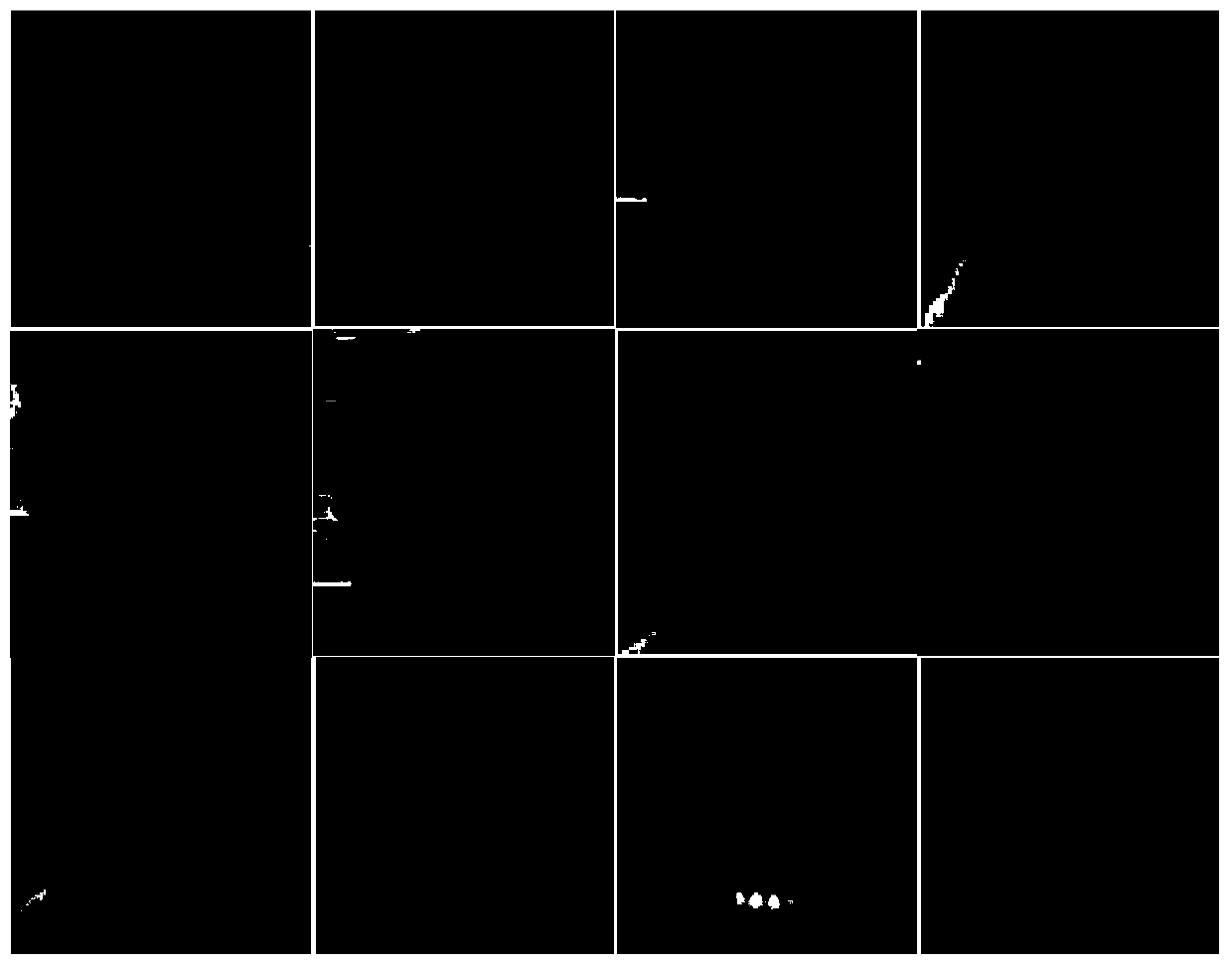 Method for quickly recognizing front face through video monitoring