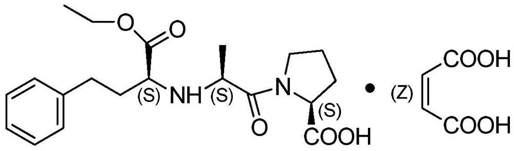 A kind of preparation method of enalapril maleate