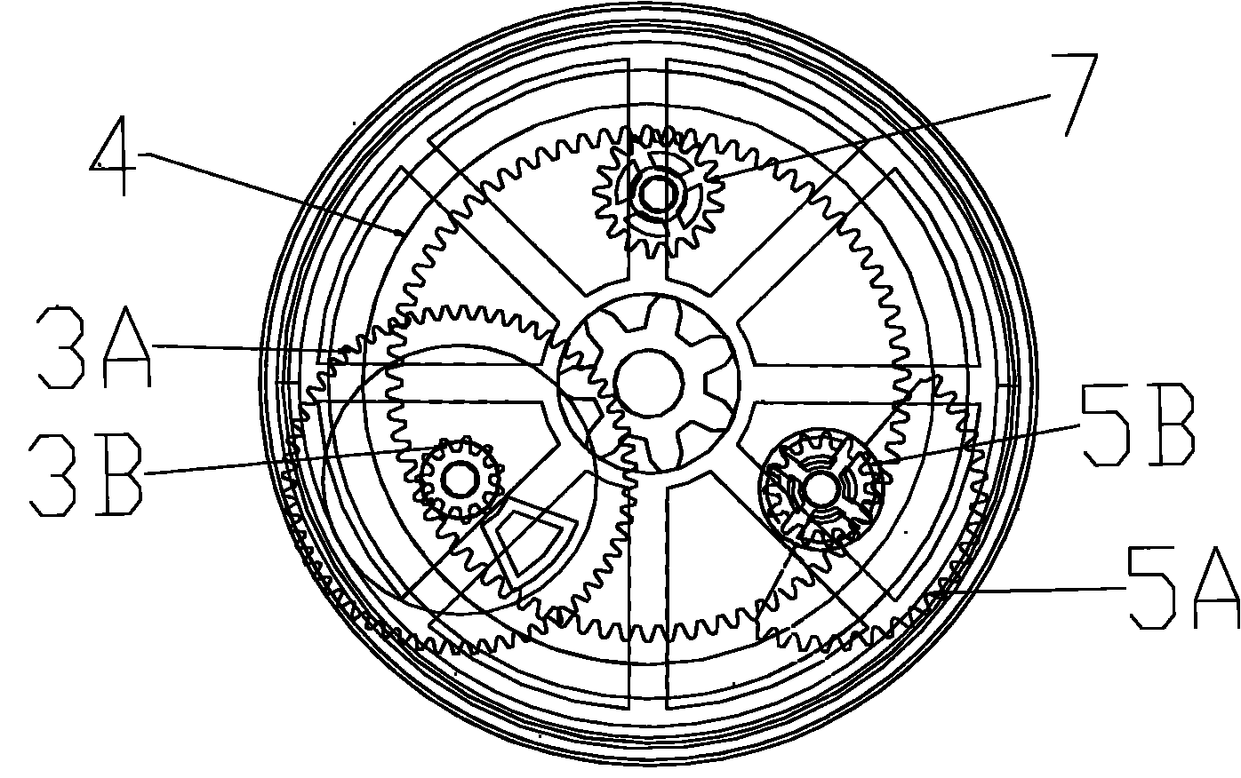 Steering drive device for automobile headlight