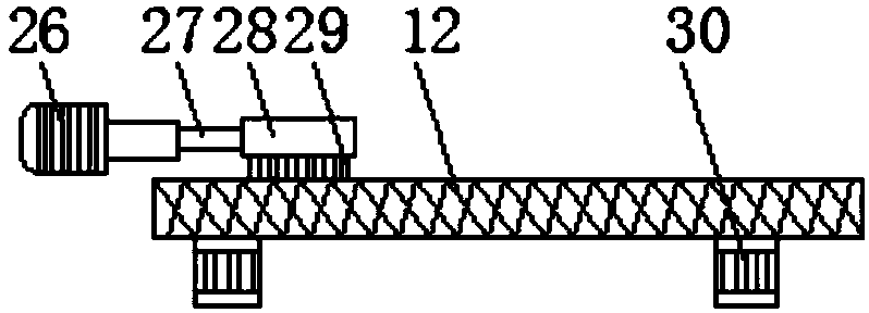 Crushing device for chemical raw material production