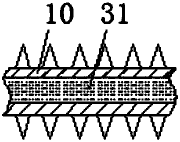 Crushing device for chemical raw material production